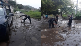 Realizaron labores de limpieza y apoyo a la poblaci&oacute;n  
