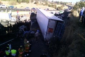 Accidente M&eacute;xico-Puebla
