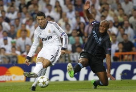 Cristiano Ronaldo no marc&oacute; en el amistoso ante el Inter de Mil&aacute;n.