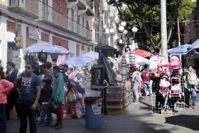 Comercio informal Centro Hist&oacute;rico