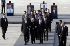La titular de Gobernaci&oacute;n del Gobierno Federal fue abucheada en los funerales  