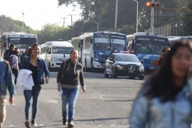 La ciudad de Puebla colaps&oacute; ante dicho paro    