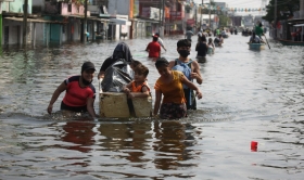 En Tabasco el r&iacute;o Usumacinta est&aacute; en riesgo de desbordarse