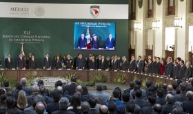 RMV acudi&oacute; a la reuni&oacute;n del Consejo Nacional de Seguridad P&uacute;blica 