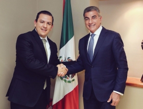 Fernando Galindo reconoci&oacute; el trabajo de Tony Gali y expres&oacute; el respaldo total del gobierno federal