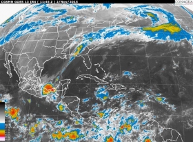 Lluvias por frente fr&iacute;o
