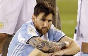 Messi despu&eacute;s de fallar el penal ante Chile