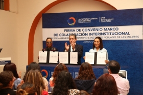 El convenio tiene la finalidad de impulsar acciones encaminadas a erradicar la violencia de g&eacute;nero 