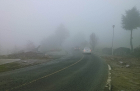 Reportan dos tramos bloqueados por las lluvias en la carretera Hueytamalco-San Jos&eacute; Acateno