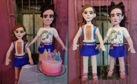 Las pi&ntilde;atas en venta.