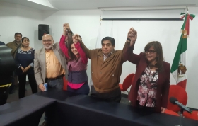 Llam&oacute; a privilegiar la unidad y reconoci&oacute; la participaci&oacute;n de  Nancy de la Sierra y de Alejandro Armenta 