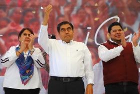 En Atlixco, Barbosa Huerta resalt&oacute; que en Puebla se har&aacute; realidad la Cuarta Transformaci&oacute;n,