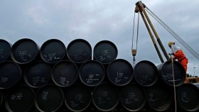 Petr&oacute;leo mexicano baja 2.63%, a 21.10 d&oacute;lares por barril