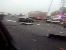Choque frontal dej&oacute; un muerto