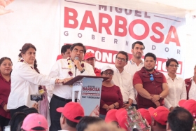 Sin importar su afiliaci&oacute;n pol&iacute;tica, Barbosa Huerta trabajar&aacute; con todos los presidentes municipales 