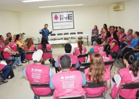 Se realiz&oacute; un simulacro en taller de capacitaci&oacute;n.
