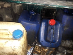 Se asegur&oacute; una persona con 140 litros de gasolina