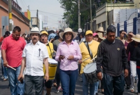 March&oacute; en el d&iacute;a del Trabajo