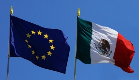 Los equipos negociadores de M&eacute;xico y de la Uni&oacute;n Europea se reunieron en la capital mexicana.