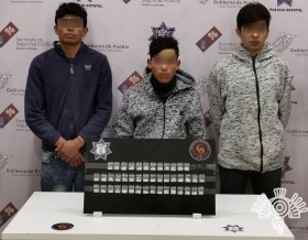 Capturan a tres presuntos narcomenudistas en Tehuac&aacute;n