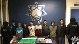 En Atlixco detienen a presuntos operadores de "Angelinos 13"