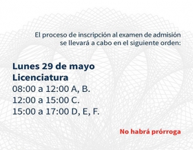Contin&uacute;a el proceso de admisi&oacute;n