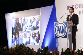 Agradecieron el apoyo y confianza de la militancia panista durante este primer a&ntilde;o