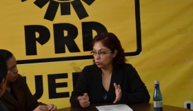 Socorro Quezada defiende su trayectoria pol&iacute;tica dentro del PRD