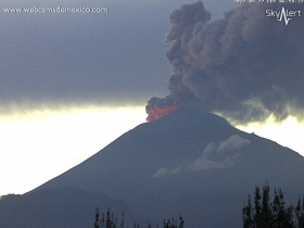 Actividad del Popocat&eacute;petl