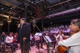 En el estado hay mucha capacidad musical, refiri&oacute; el mandatario.