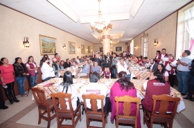 Sostuvo una reuni&oacute;n con empresarios y comerciantes de San Mart&iacute;n Texmelucan