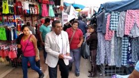 Abraham Quiroz estuvo en San Mart&iacute;n Texmelucan
