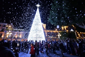 Inician celebraciones de "Navidad Contigo" en el Centro Hist&oacute;rico