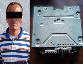 Detenido por robar un autoest&eacute;reo