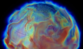 Diferentes escenarios por el aumento de di&oacute;xido de carbono simulado por 21 modelos clim&aacute;ticos. 