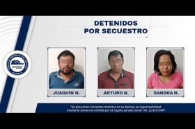 Sandra N. de 37 a&ntilde;os de edad; Joaqu&iacute;n N. de 38 a&ntilde;os de edad y Arturo N. de 32 a&ntilde;os