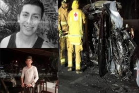 El aparatoso accidente interrumpi&oacute; por varias horas la circulaci&oacute;n      