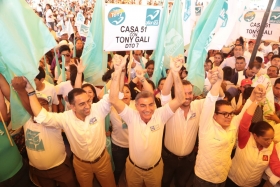 Tony Gali garantiza el crecimiento econ&oacute;mico en Tlahuapan