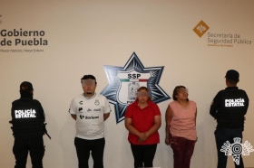 En Atlixco, Polic&iacute;a Estatal captura a presuntos vendedores de droga